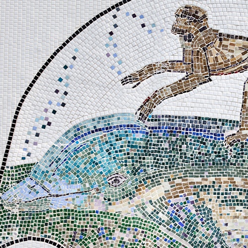 Mosaic by Suffolk sculptor Elisabeth Frink up for sale